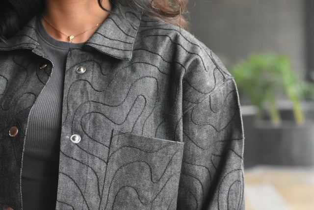 Cropped Thread Theory Jacket