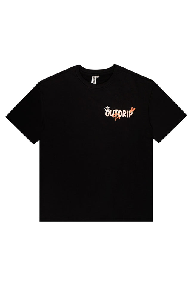 Front mockup of DARE2DRIP T-shirt by Outdrip – bold streetwear design with puff and screen print