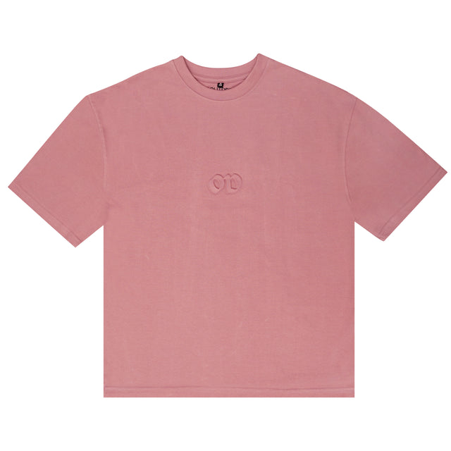 front mockup of unisex embossed tee from outdrip 